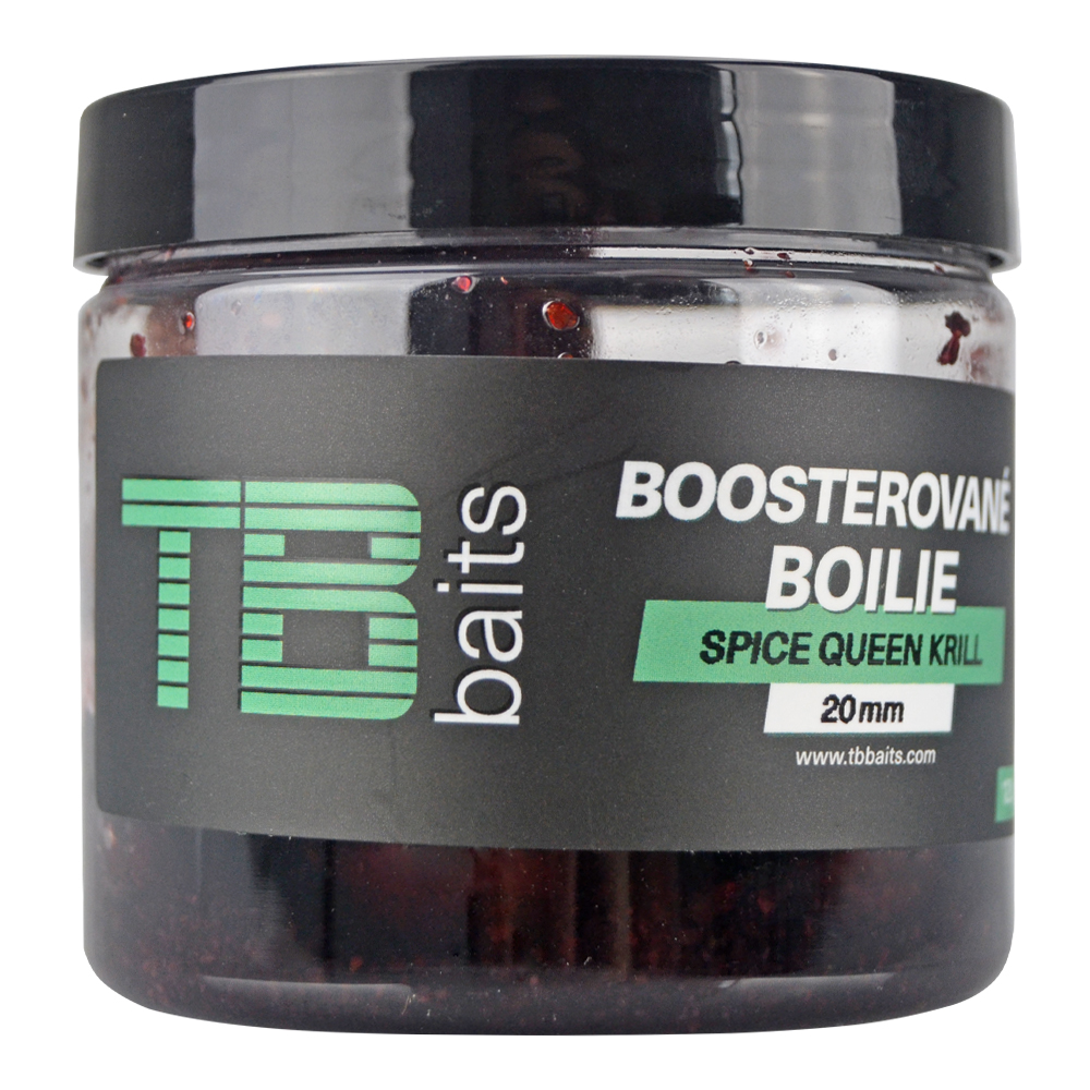 Tb baits boosterované boilie spice queen krill 120 g - 16 mm