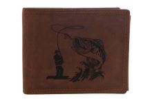 Mercucio Peňaženka Svetlohnedá Vzor 57 Rybár A Zubáč Mercucio Peňaženka Svetlohnedá Vzor 57 Rybár A Zubáč