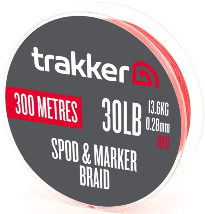 Trakker šnúra spod & marker braid red 300 m - 0,28 mm 13,6 kg 30 lb