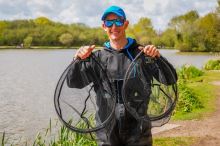 Preston Innovations Podberáková hlava Carbon F1 Latex Landing Net (8)