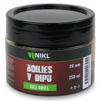 Nikl Boilies V Dipe Kill Krill 250 g