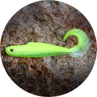 RedBass Gumová Nástraha Twister Kixter Signal Yellow G UV RedBass Gumová Nástraha Twister Kixter Signal Yellow G UV