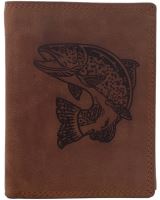 Mercucio Peňaženka Svetlohnedá Vzor 51 Pstruh