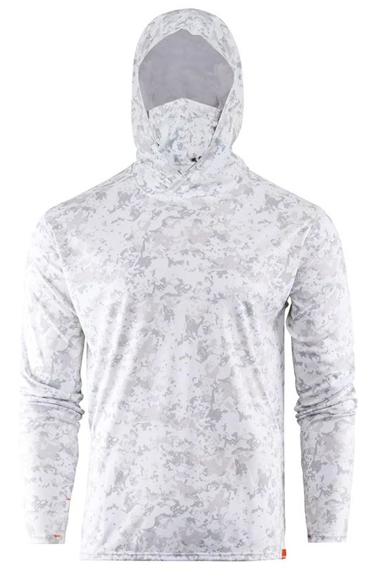 Grundéns tričko tough sun masked hoodie squal camo - xxl