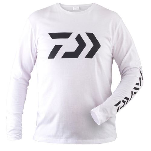 Daiwa Tričko S Dlhým Rukávom D-VEC LS Shirt White