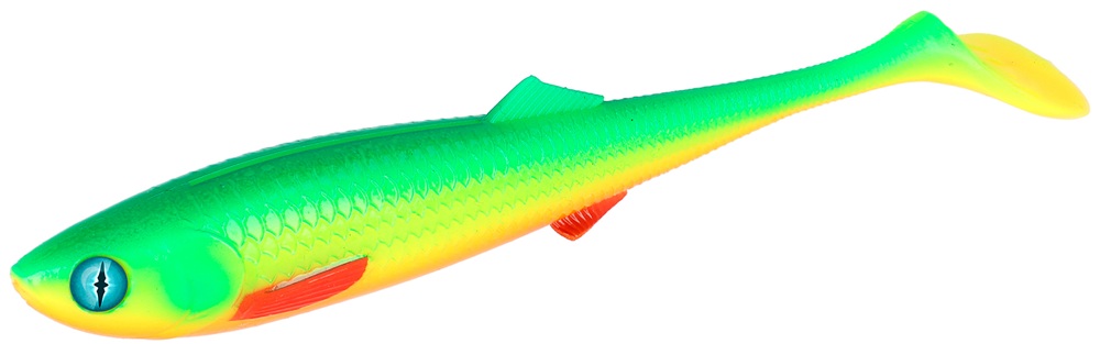 Mikado gumová nástraha sicario yellow lime balenie - 10,5 cm 10 g 5 ks