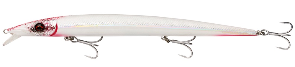 Savage gear wobler barra jerk floating bloody pearl - 19 cm 25 g