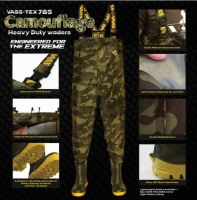 Vass Prsačky Tex 785 Camo Chest Wader (6)