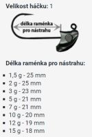 RedBass Jigová Hlavička Neviaznúca StandUp Pro Sickle 5 ks 1 (2)