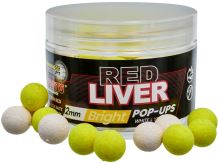 Starbaits Plávajúce Boilie Bright Fluo Red Liver 50 g Starbaits Plávajúce Boilie Bright Fluo Red Liver 50 g