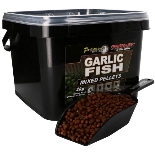 Starbaits Pelety Garlic Fish Mixed 2 kg