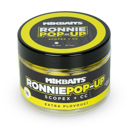 Mikbaits Plávajúce Boilie Ronnie Scopex + CC 150 ml