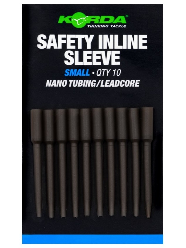 E-shop Korda prevleky safety inline sleeve nano tubing/leadcore - small