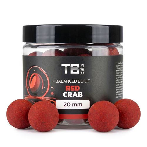 TB Baits Vyvážené Boilie Balanced + Atraktor Red Crab 100 g