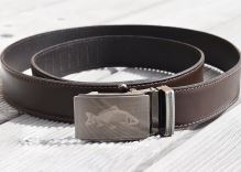 Kožený Spoločenský Opasok Hnedý Kapor (1)