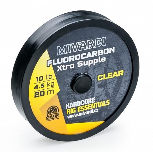 Mivardi Fluorocarbon Xtra Supple Číry 20 m