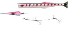Savage Gear Gumová Nástraha 3D Line Thru Needlefish Pulse Tail Pink Barracuda - 30 cm 66 g (1)