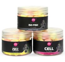 Mainline Balanced Boilie Fluoro Dumbell Wafters Pink Yellow White 12x15 mm