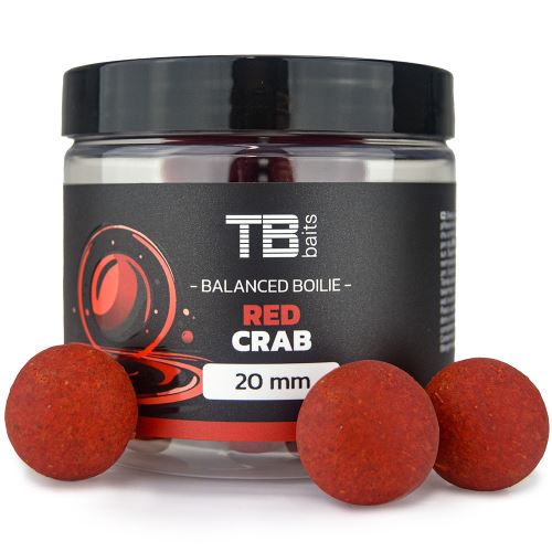 TB Baits Vyvážené Boilie Balanced + Atraktor Red Crab 100 g