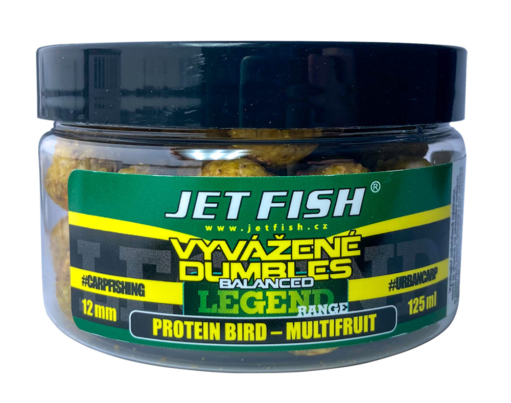 Jet fish vyvážené dumbles legend range protein bird multifruit 125 ml 12 mm