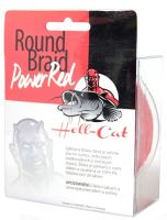 Hell-Cat Splietaná Šnúra Round Braid Power Red 200 m (3)