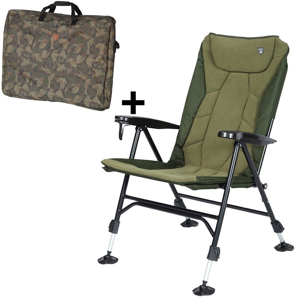 Giants fishing sedačka chair deluxe fx + transportná taška