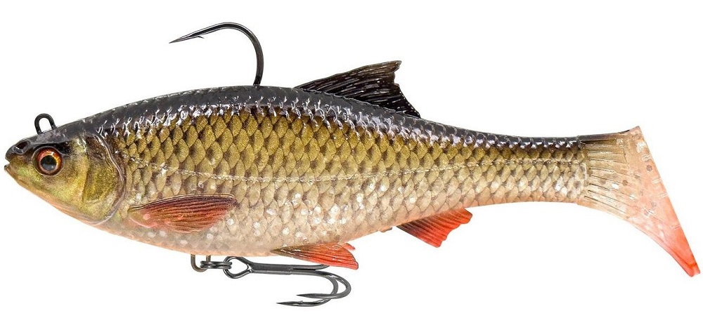 E-shop Savage gear gumová nástraha 3d roach rtf fs clear rudd - 12 cm 34 g