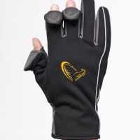 Savage Gear Rukavice Softshell Winter Glove Black - XL (1)