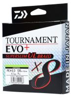 Daiwa Splietaná šnúra Tournament X8 EVO+ Super Slim UL Braid Chartreuse 135 m - 0,06 mm 5,40 kg