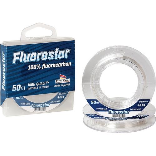 Falcon Fluorostar Fluorocarbon 50m priehľadný