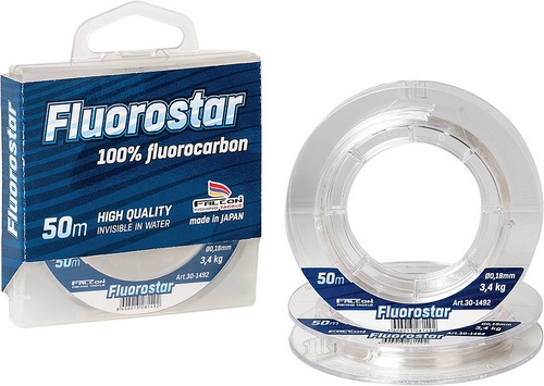 Falcon fluorostar fluorocarbon 50m priehľadný-priemer 0,30 mm / nosnosť 8,4 kg