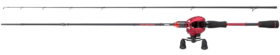 Mitchell prút colors mx casting combo red 1,98 m 5-25 g + multiplikátor