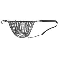 Fencl Muškársky Podberák King L Karbón So Silikónovou Sieťou Magnetický Držiak a Poistné Lanko Plávajúce 49x39 cm (7)