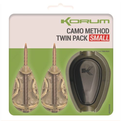 Korum Set Kŕmitok A Formičky Camo Method Twin Pack
