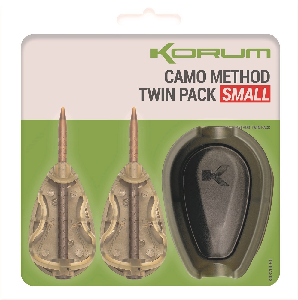 E-shop Korum set kŕmitok a formičky camo method twin pack - small