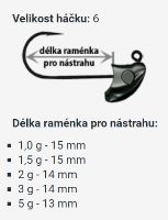 RedBass Jigová Hlavička Neviaznúca StandUp Pro Sickle 5 ks 6 (2)