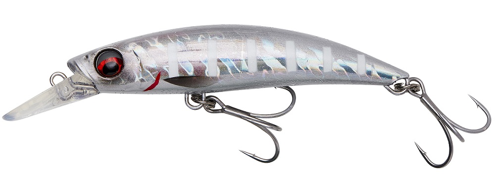 Savage gear wobler gravity runner fast sinking zebra glow 10 cm 37 g