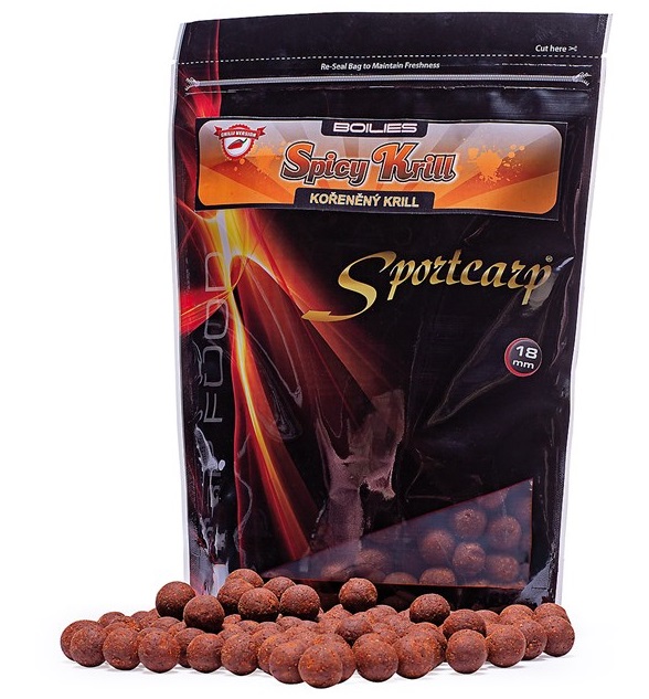E-shop Sportcarp boilie spicy krill - 800 g 20 mm