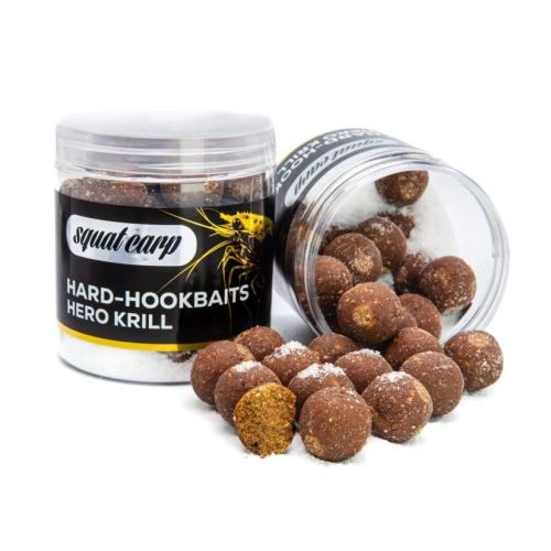 Squat Carp Tvrdené Boilies Hard Hookbaits Hero Krill 170 g