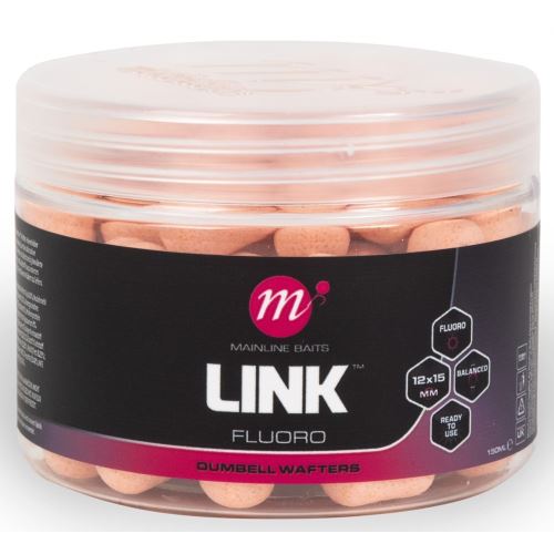 Mainline Dumbell Fluoro Wafters Link 150 ml 12x15 mm