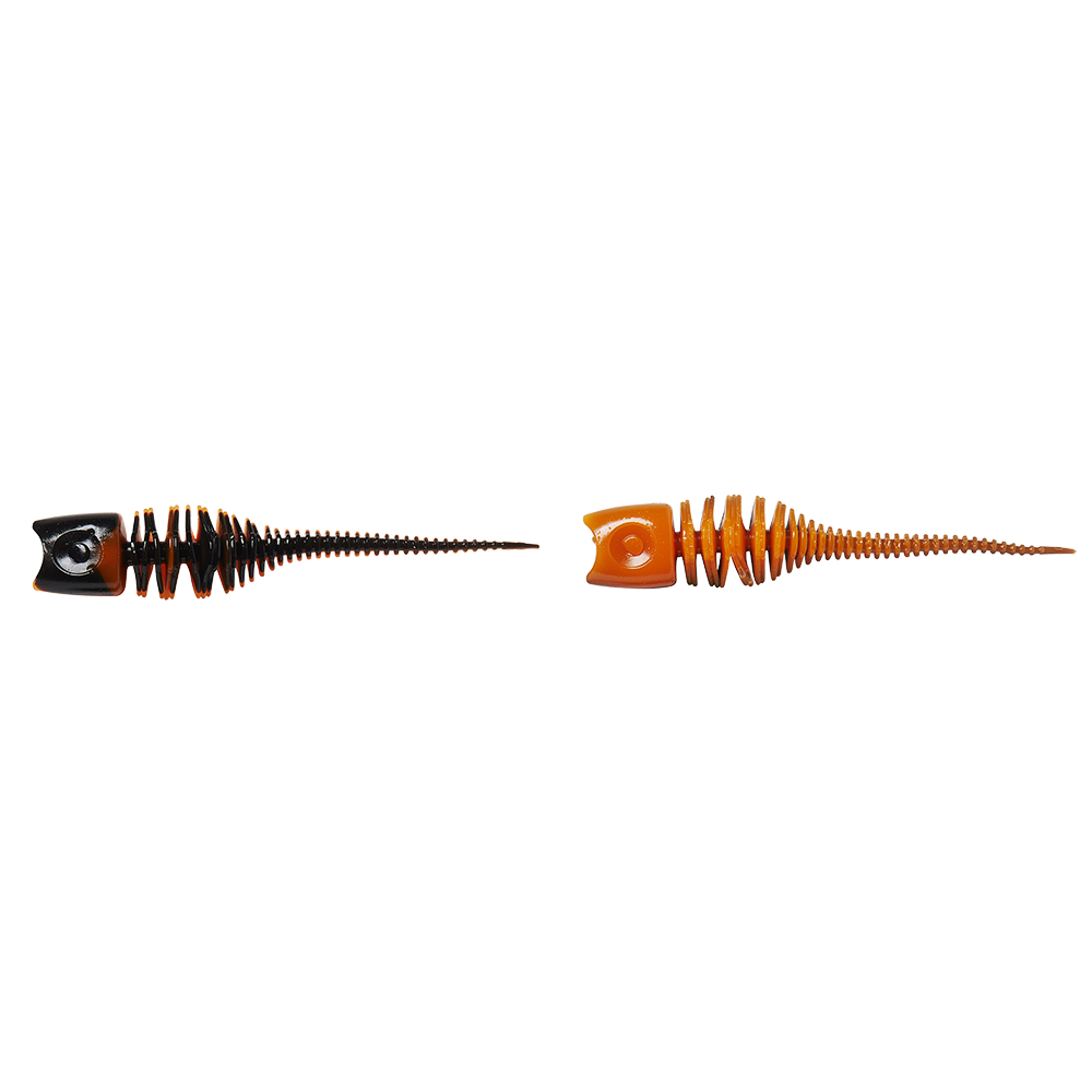 Dam gumová nástraha effzett garlic trout lure uv orange/black 6 cm 10 ks