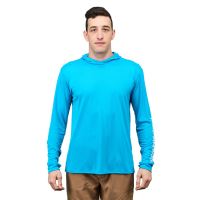 Grundéns Funkčná UV Mikina Tough Sun Hoodie Azure (5)
