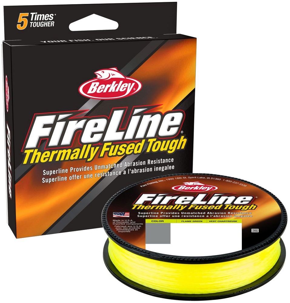 Berkley splietaná šnúra fireline fused original 150 m flame green - 0,10 mm 6,2 kg