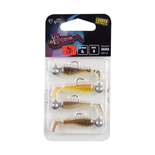 Fox Rage Gumová Nástraha Ultra UV Micro Spikey Loaded Lure Pack 4 cm