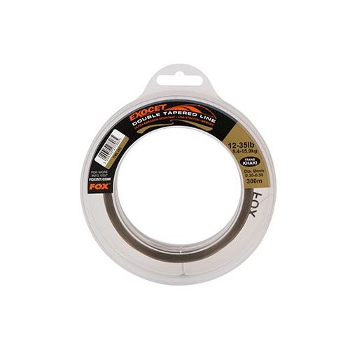 Fox Vlasec Exocet Double Tapered Line Trans Khaki 300 m
