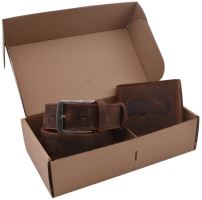 Mercucio Rybársky Darčekový Set Sumec - Pánska Peňaženka a Kožený Opasok Tmavý Šitý Mercucio Rybársky Darčekový Set Sumec - Pánska Peňaženka a Kožený Opasok Tmavý Šitý