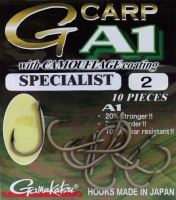Gamakatsu Háčiky G-Carp Specialist CAMOU A1 10ks - Veľkosť 6