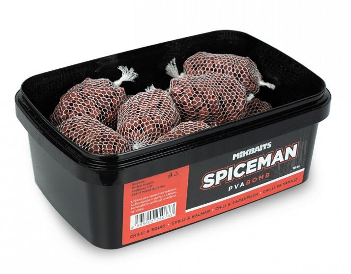 Mikbaits pva bomb spiceman chilli squid 700 g 6 mm