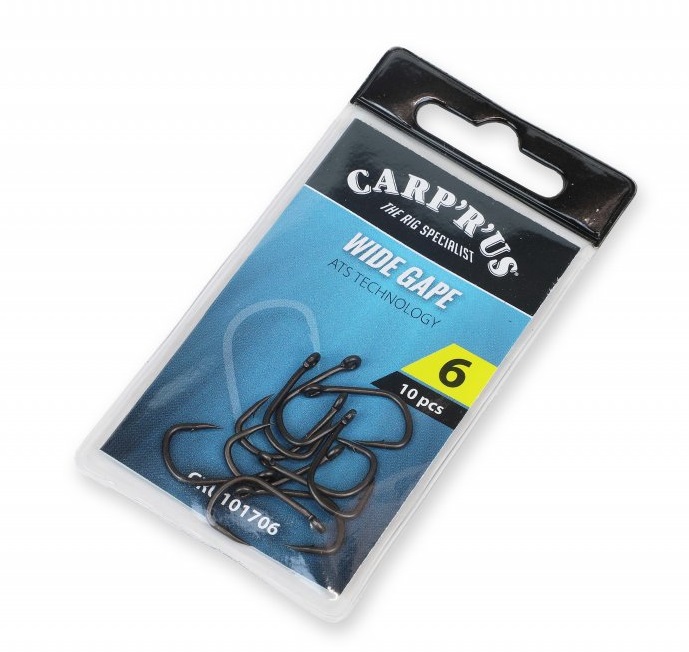 Carp´r´us háčiky wide gape - veľkosť 6