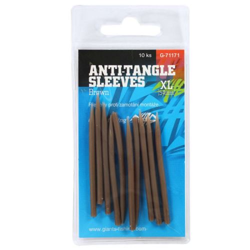 Giants Fishing Prevleky Proti Zamotaniu Anti-Tangle Sleeves Brown 10 ks
